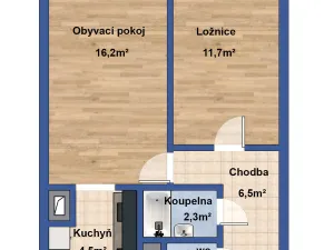 Prodej bytu 2+kk, Praha - Kamýk, Cílkova, 42 m2