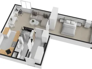 Pronájem bytu 2+1, Mělník, Studentská, 54 m2