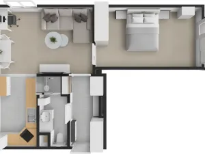 Pronájem bytu 2+1, Mělník, Studentská, 54 m2