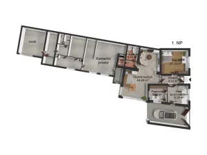 Prodej vícegeneračního domu, Ostopovice, U Kaple, 192 m2