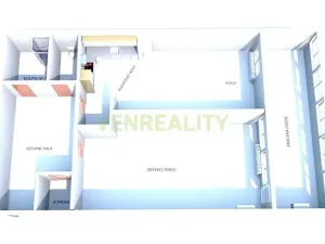 Prodej bytu 2+kk, Praha - Bohnice, Ratibořská, 43 m2
