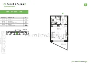 Pronájem bytu 1+kk, České Budějovice - České Budějovice 2, Volejbalistů, 28 m2
