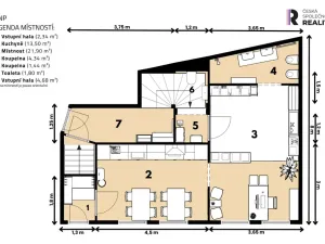 Prodej atypického bytu, Praha - Radotín, Ametystová, 116 m2