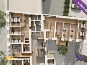 Pronájem kanceláře, Kroměříž, Tovačovského, 211 m2