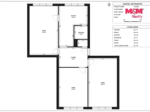 Prodej bytu 3+1, Toužim, Sídliště, 84 m2