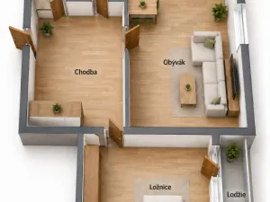 Prodej bytu 2+kk, Praha - Modřany, Urbánkova, 44 m2