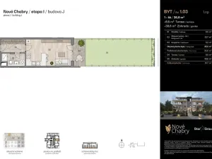 Prodej bytu 1+kk, Praha - Dolní Chabry, Podhorská, 36 m2