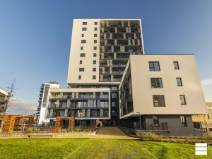 Pronájem bytu 1+kk, Praha - Modřany, Mezi vodami, 32 m2