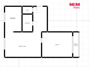 Pronájem bytu 2+1, Havířov - Město, Majakovského, 57 m2