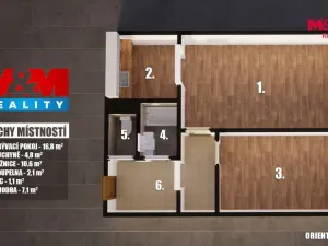 Prodej bytu 2+kk, Kolín - Kolín II, Rimavské Soboty, 43 m2