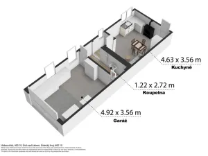 Prodej zahrady, Ústí nad Labem, Habrovická, 573 m2