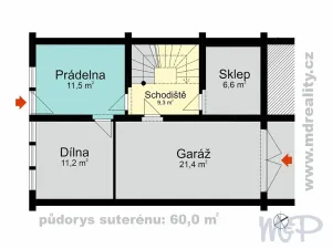 Prodej rodinného domu, Jihlava, Stamicova, 175 m2