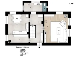 Prodej rodinného domu, Roztoky u Semil, 346 m2
