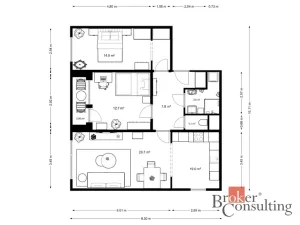 Pronájem bytu 3+kk, Praha - Černý Most, Bryksova, 72 m2