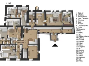 Prodej ubytování, Staré Město, Hynčice pod Sušinou, 417 m2