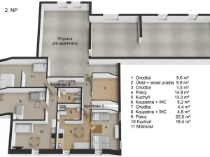Prodej ubytování, Staré Město, Hynčice pod Sušinou, 417 m2