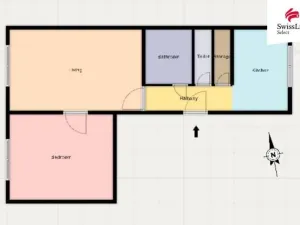 Prodej bytu 2+1, Brno - Ponava, Šumavská, 50 m2