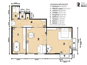 Prodej bytu 2+1, Praha - Vinohrady, Římská, 87 m2