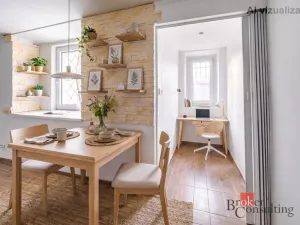 Prodej bytu 1+kk, Písek - Budějovické Předměstí, Mírové nám., 28 m2