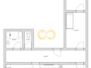 Pronájem bytu 3+kk, Písek - Vnitřní Město, Alšovo nám., 96 m2