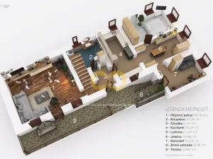 Prodej rodinného domu, Vlachovo Březí, Plánkova, 930 m2