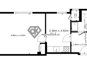 Pronájem bytu 1+1, Česká Třebová, J. Drobného, 38 m2