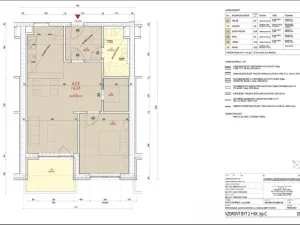 Pronájem bytu 2+kk, Brno - Slatina, Řípská, 59 m2