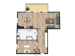 Prodej bytu 2+kk, Horní Planá, 62 m2