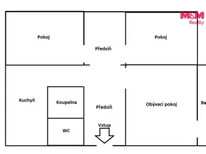 Pronájem bytu 3+1, Kopřivnice, Polní, 70 m2