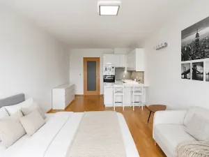 Pronájem bytu 1+kk, Praha - Řeporyje, Kakosova, 42 m2