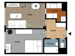 Prodej bytu 2+kk, Kladno - Kročehlavy, Holandská, 40 m2