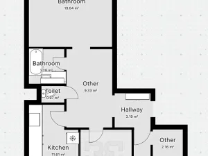 Prodej bytu 3+1, Praha - Modřany, Levského, 78 m2