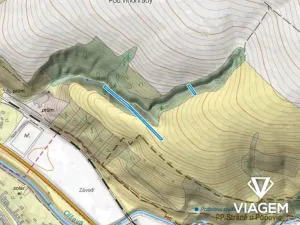 Prodej podílu lesa, Popovice, 882 m2