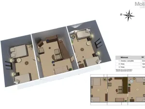 Prodej chalupy, Klíny - Rašov, 67 m2