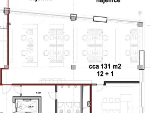 Pronájem kanceláře, Brno - Žabovřesky, Sochorova, 131 m2