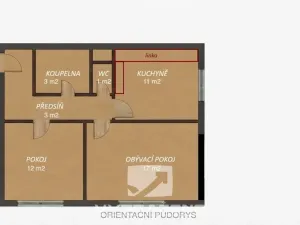 Prodej bytu 2+1, Praha - Strašnice, 59 m2
