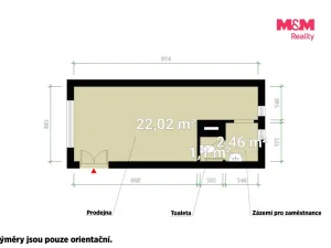 Pronájem obchodního prostoru, Plzeň - Východní Předměstí, náměstí Generála Píky, 26 m2