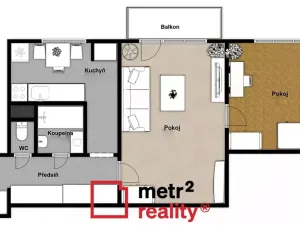 Prodej bytu 2+1, Olomouc, Dělnická, 51 m2