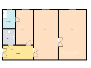 Pronájem bytu 3+kk, Praha - Nové Město, Karlovo náměstí, 65 m2