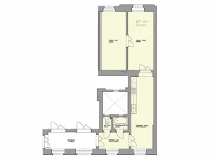 Pronájem bytu 2+1, Praha - Vinohrady, Francouzská, 63 m2
