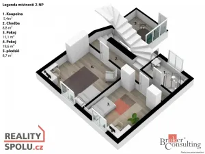 Pronájem rodinného domu, Úpice, Regnerova, 90 m2