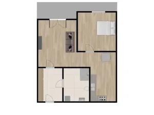 Pronájem bytu 2+kk, Plzeň, Koterovská, 49 m2