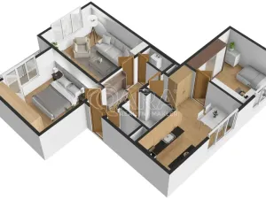 Prodej bytu 3+1, Velký Osek, Revoluční, 68 m2