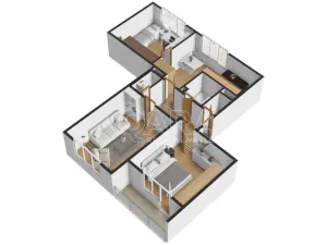 Prodej bytu 3+1, Velký Osek, Revoluční, 68 m2