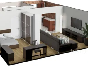 Pronájem bytu 1+1, Písek, Smetanovo nám., 55 m2