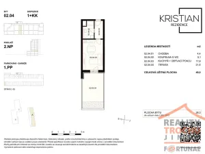 Pronájem bytu 1+kk, Hradec Králové, Pod Zámečkem, 28 m2