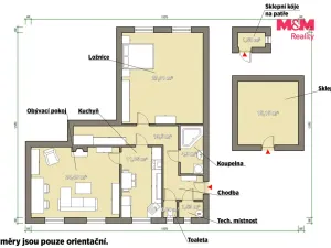 Prodej bytu 3+1, Heřmanova Huť - Vlkýš, Nádražní, 85 m2
