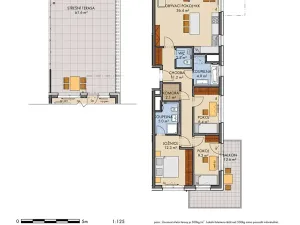 Prodej bytu 4+kk, Praha - Dolní Měcholupy, Honzíkova, 97 m2