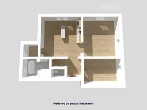 Prodej bytu 2+1, Hlučín, Na Včelínku, 55 m2