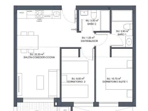 Prodej bytu 3+kk, Benijofar, Alicante, Španělsko, 61 m2